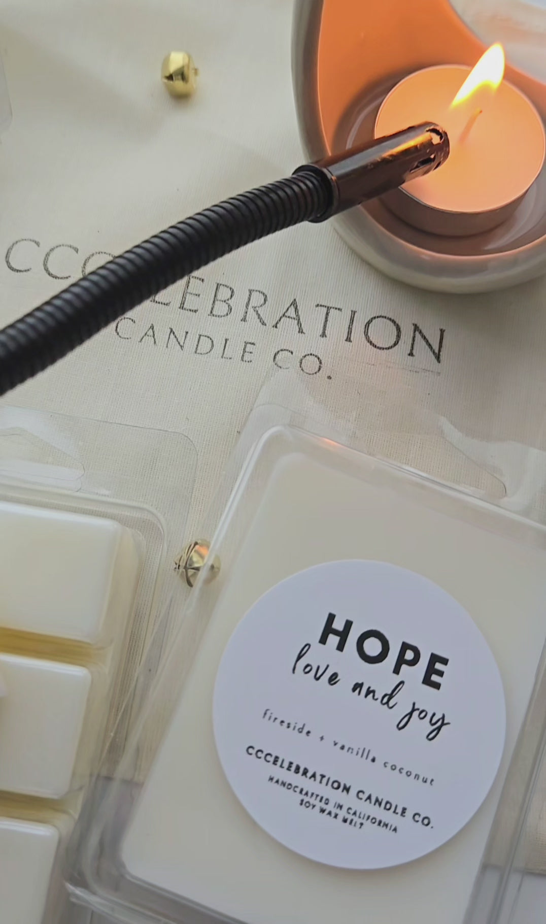 Hope, Love and Joy Melt – CCCelebration Candle Co.